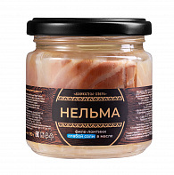 Нельма слабосоленая филе-ломтики в масле