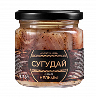Сугудай из нельмы филе-ломтики в масле